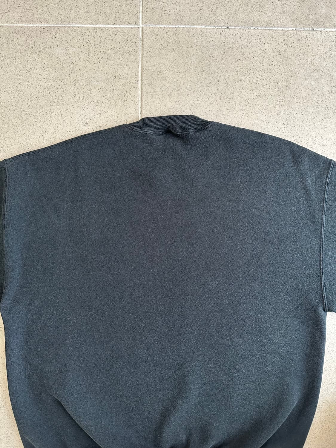 90s 빈티지 러셀 스웻셔츠 블랙 XL USA 상품이미지5