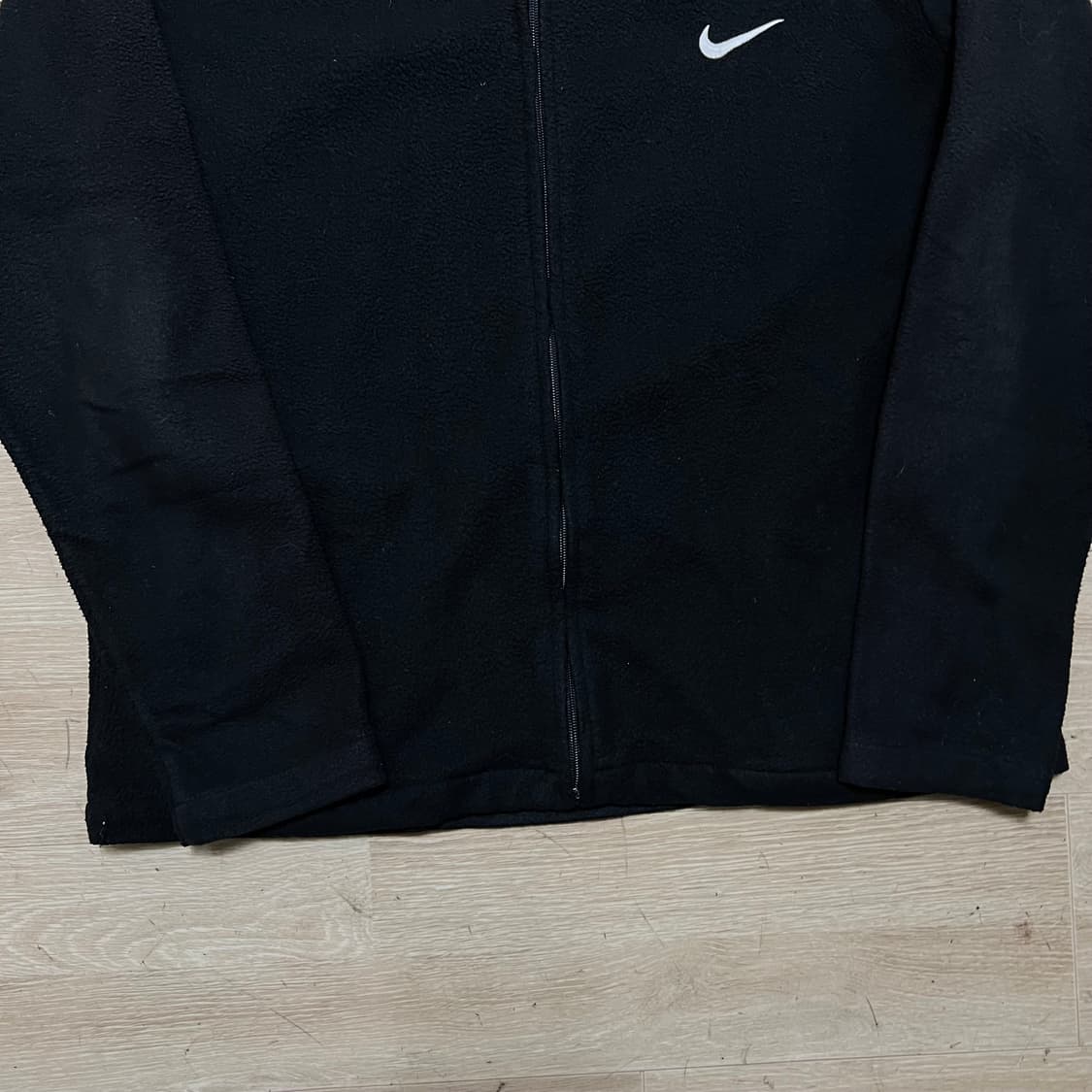 나이키 스우시 후리스 플리스 집업자켓 [블랙] XL/105 상품이미지3
