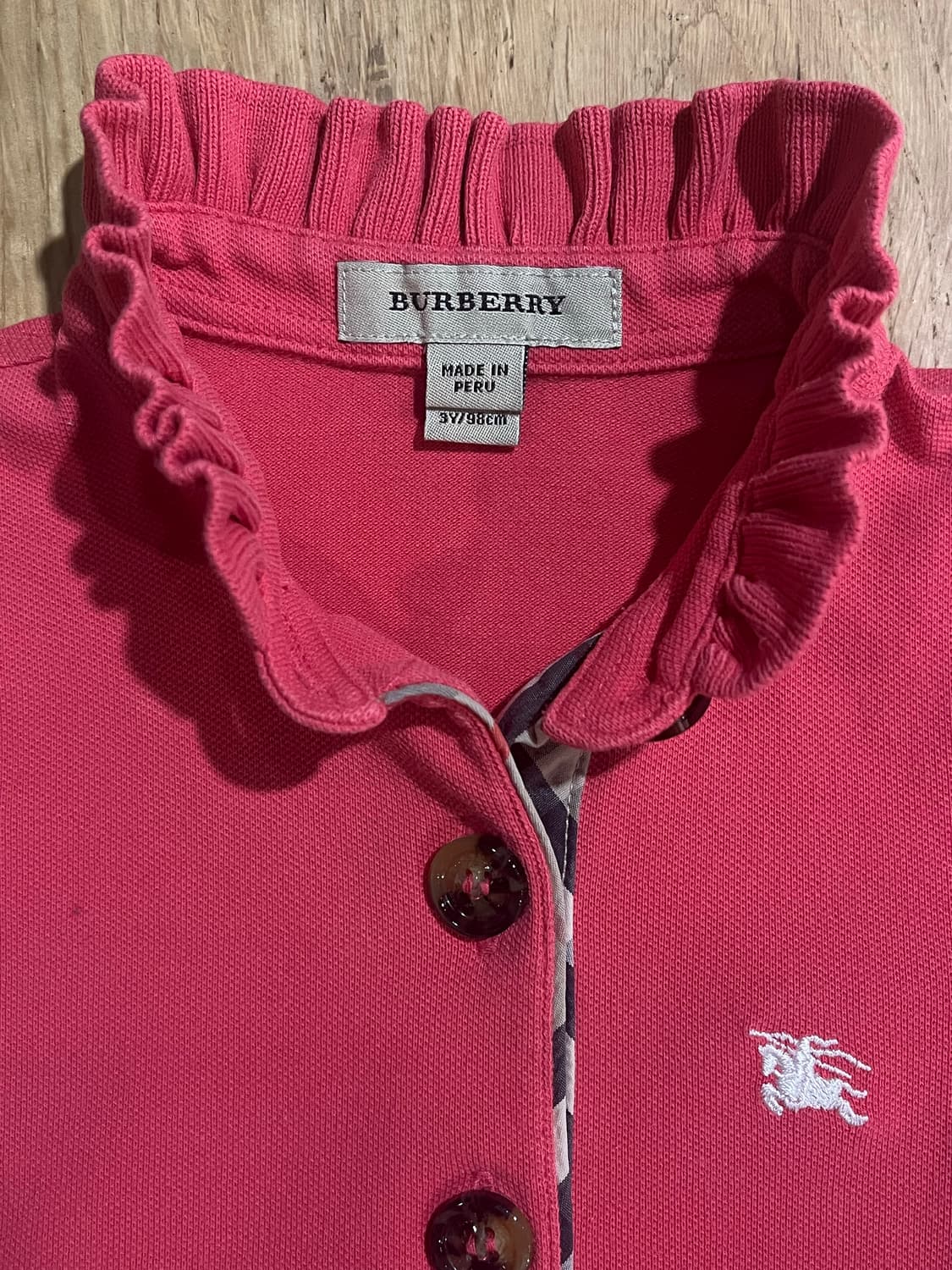 버버리칠드런핑크프릴깜찍티셔츠 상품이미지3