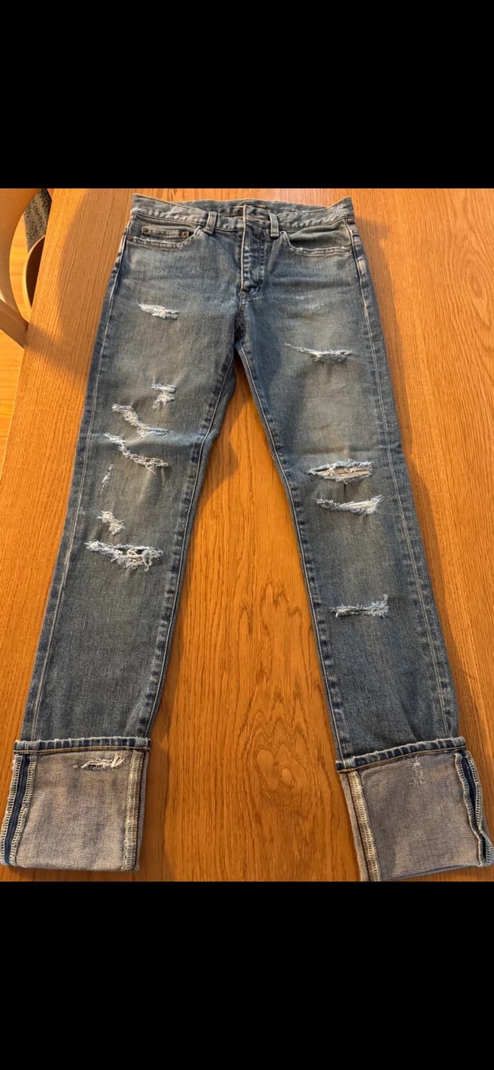 생로랑 15시즌 데님 팬츠 상품이미지1