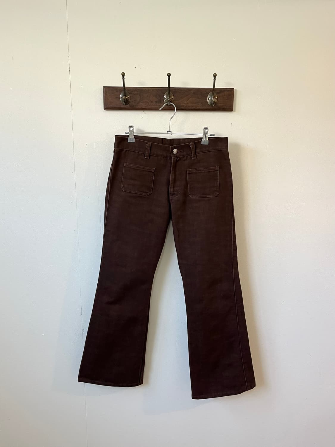 KATHARINE 아카이브 브라운 데님진 상품이미지2