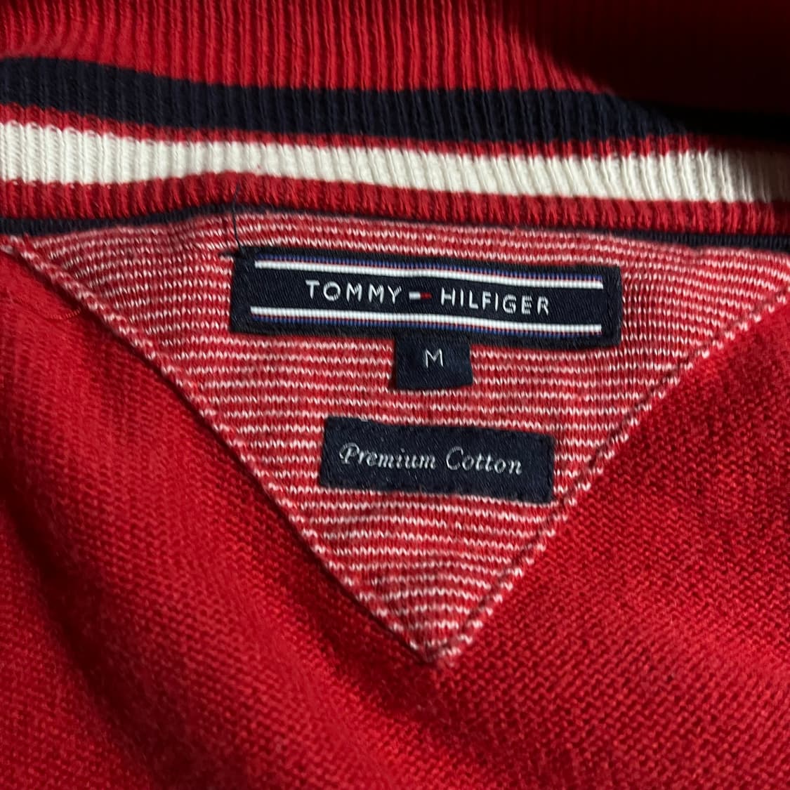 [L] TOMMY HILFIGER 타미힐피거 코튼 니트 집업 상품이미지4