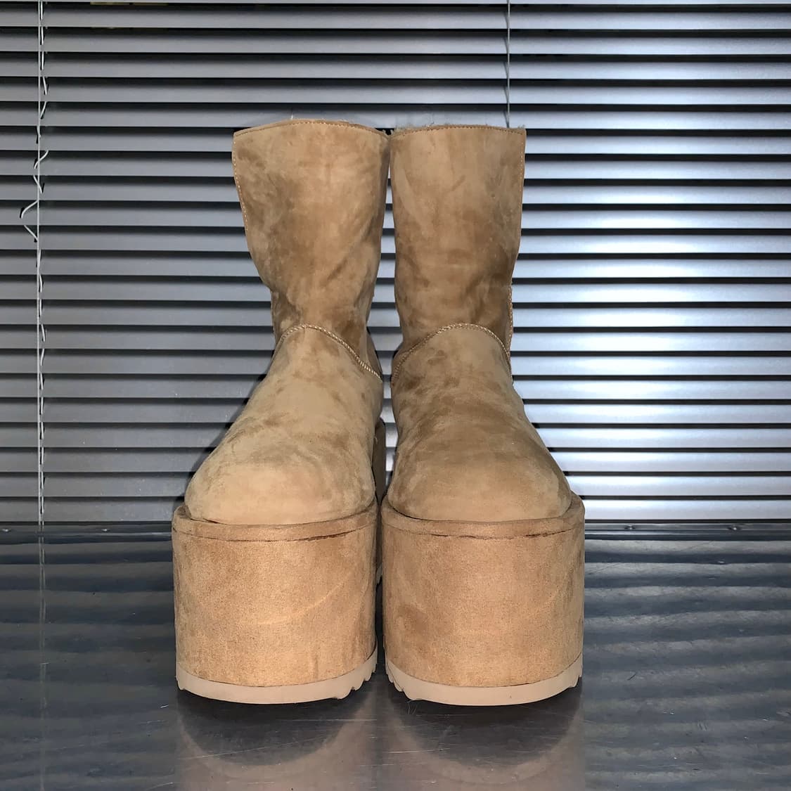 00s 리얼 스웨이드 슈퍼 플랫폼 어그 스타일 부츠 상품이미지6