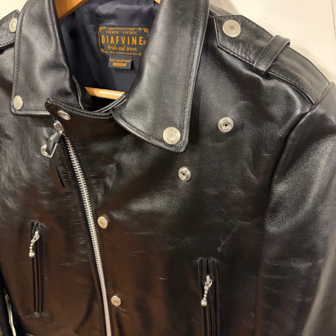 디아프바인 레더자켓 M 상품이미지3