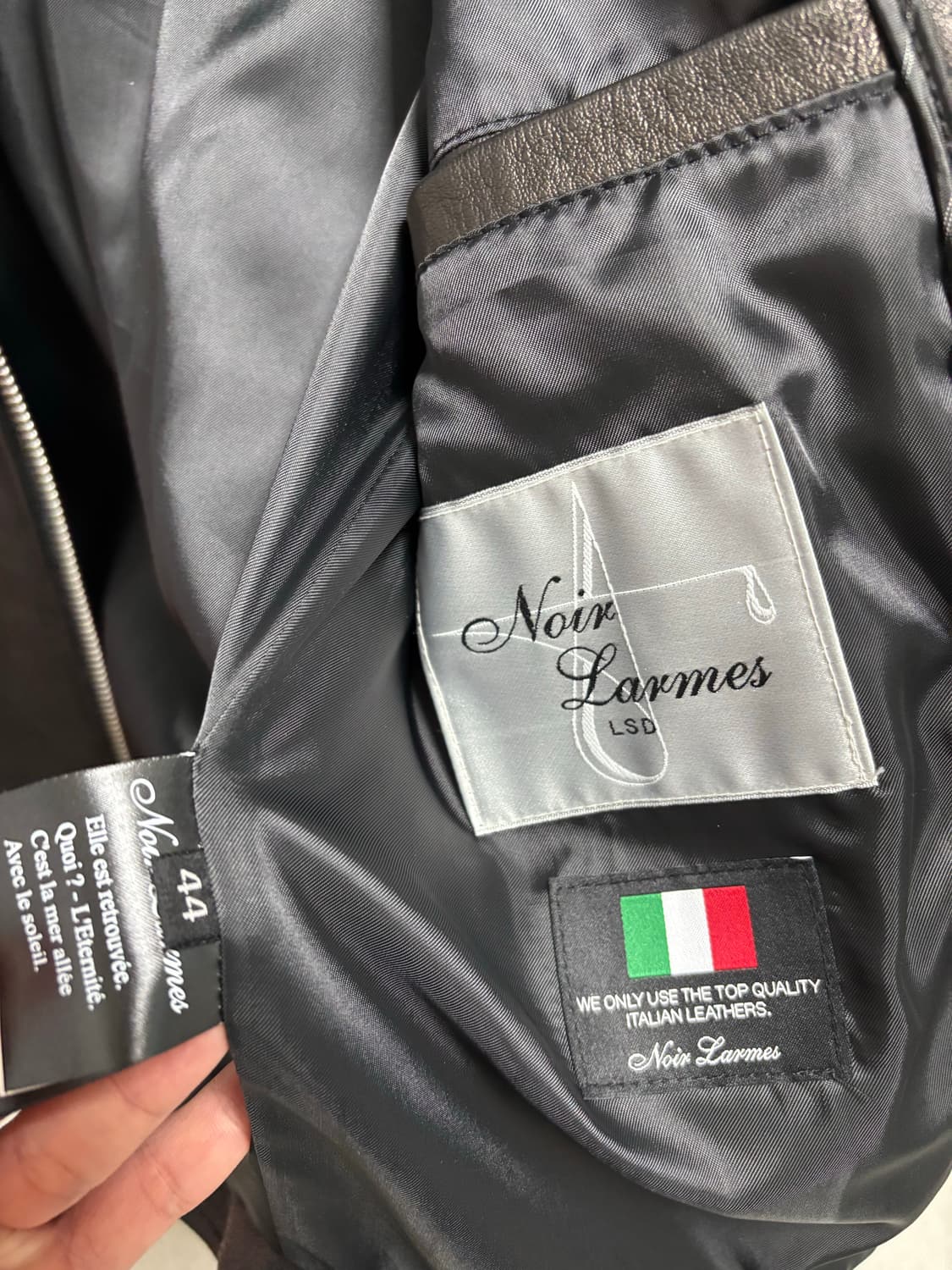 느와르 라르메스 스탠다드 블루종 44 상품이미지4