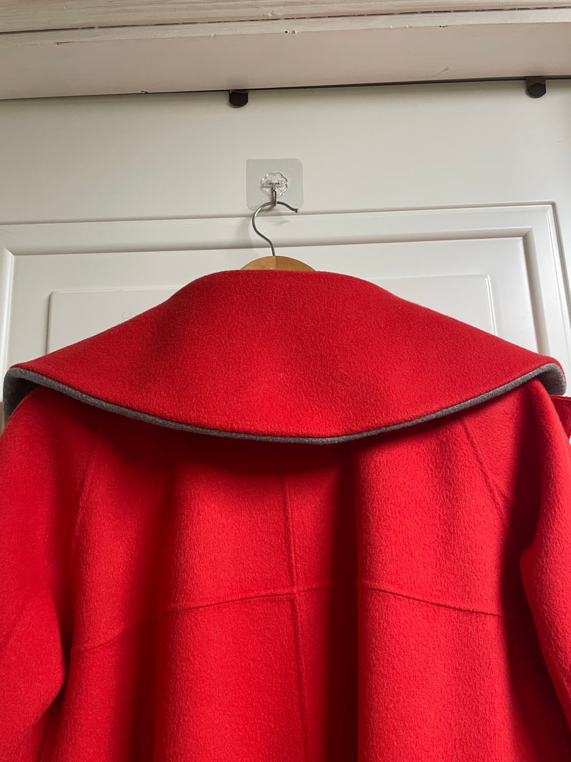 타임 울&캐시미어 레드 코트 상품이미지7