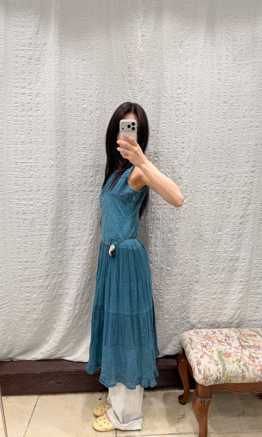 Ocean Mist Tiered Dress 상품이미지4