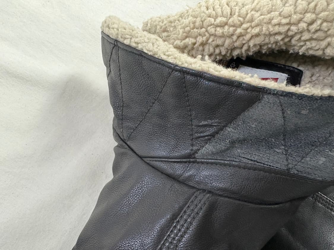 Levis 리바이스 비건레더 쉐르파 자켓 M 상품이미지6