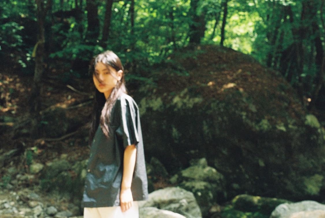Lcbx waxed linen shirts black 상품이미지2