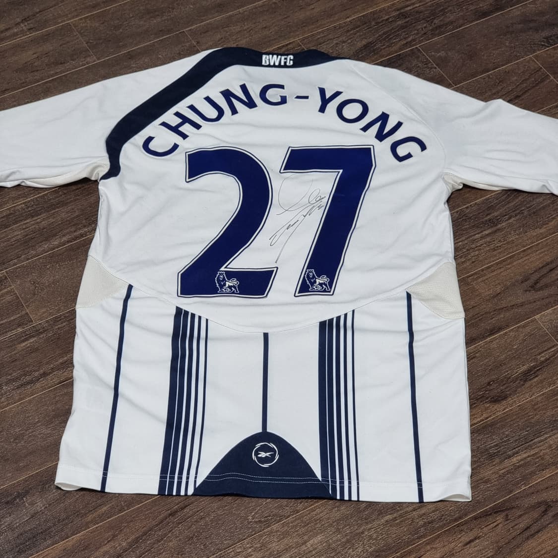 볼튼 원더러스 09 10 리복 이청용 싸인 유니폼 M 상품이미지1