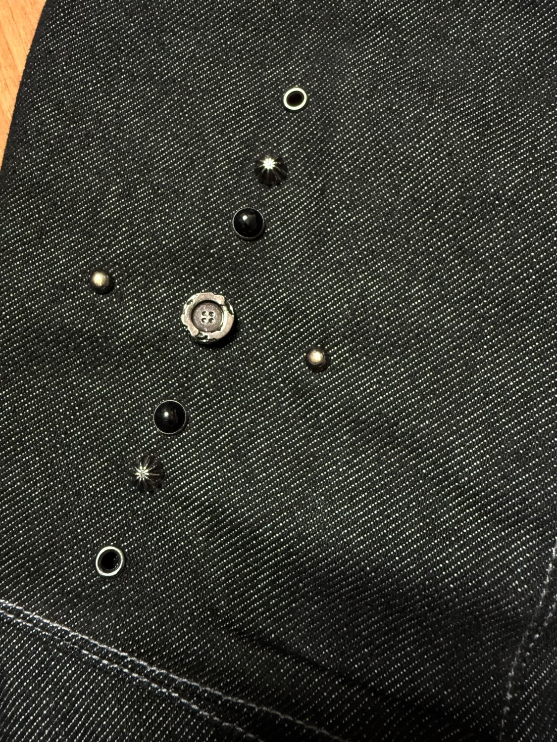 RSSC X Pog service 리벳 카고 컨버터블 데님 팬츠 상품이미지10