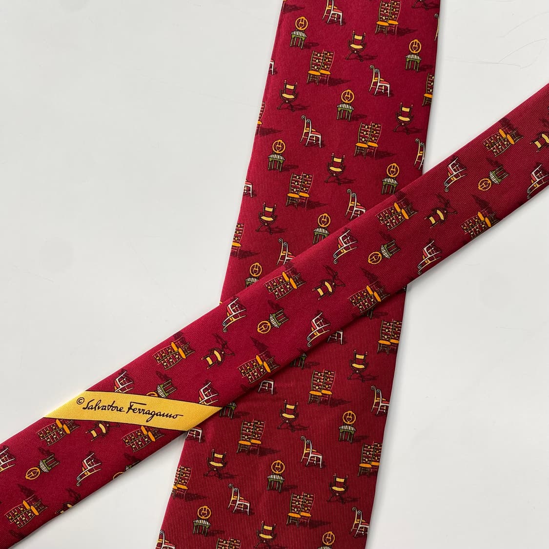 페레가모(Ferragamo) 명품 정품 넥타이 상품이미지4