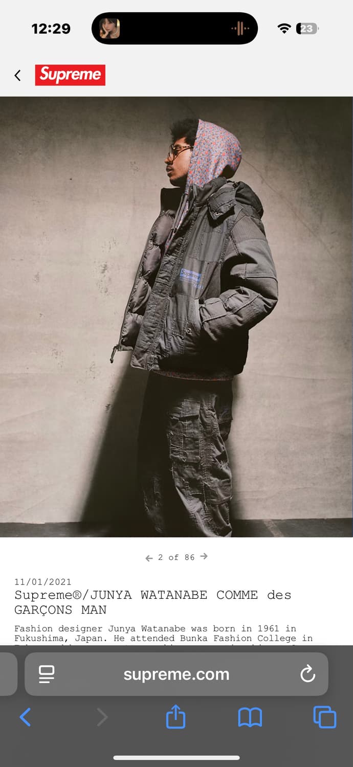 슈프림x준야와타나베 패치워크 푸퍼 자켓 블랙 상품이미지8