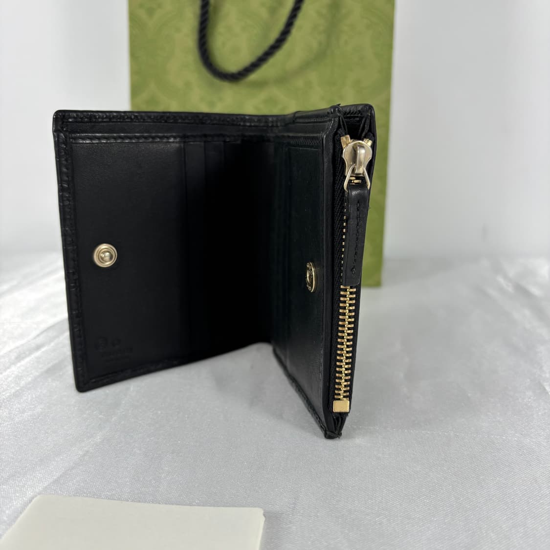 (정품)구찌 GG 마이크로시마 미니 반지갑 월렛 510318 상품이미지5