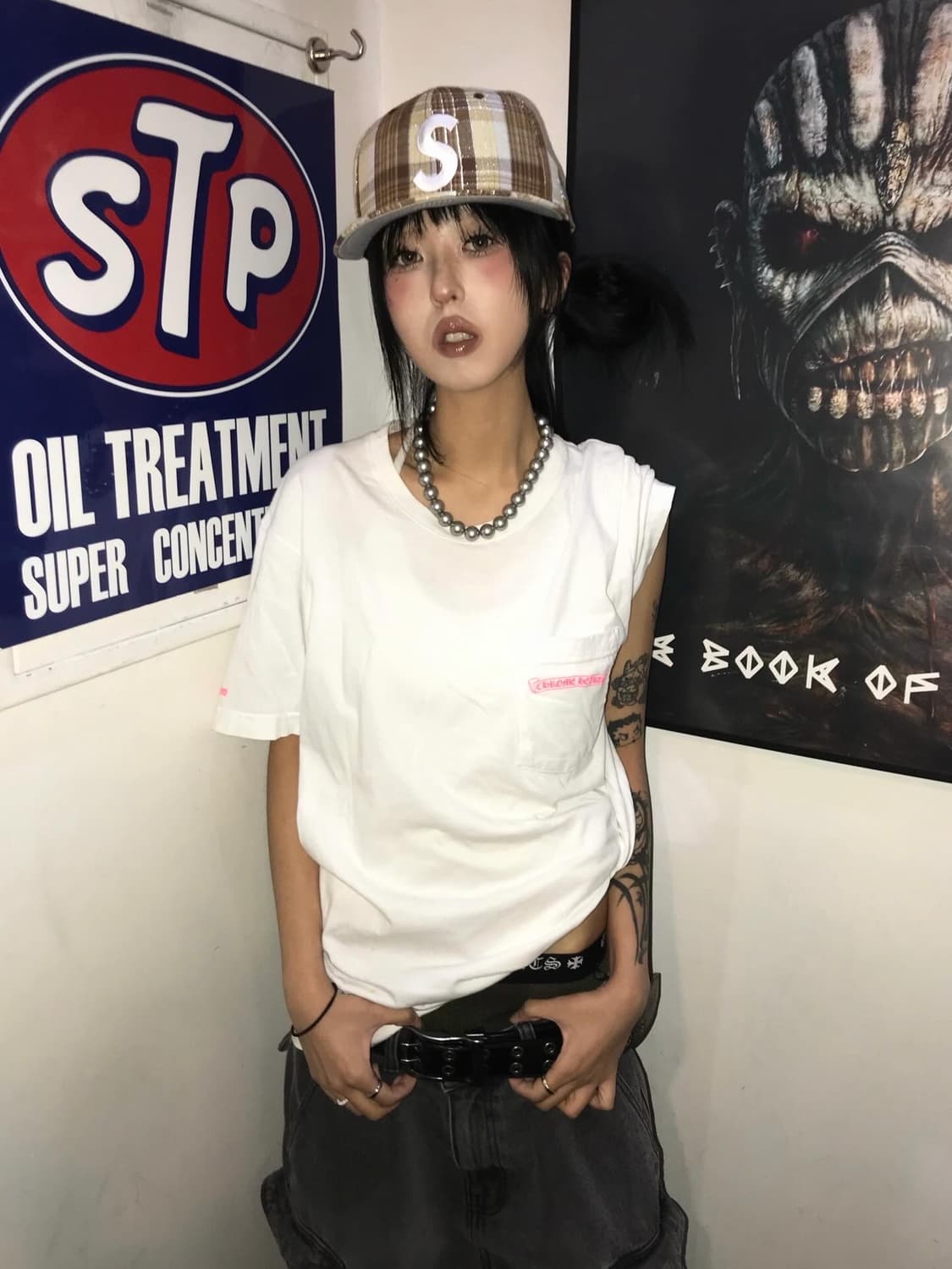 Chrome Hearts Pink Logo T-shirts 상품이미지2