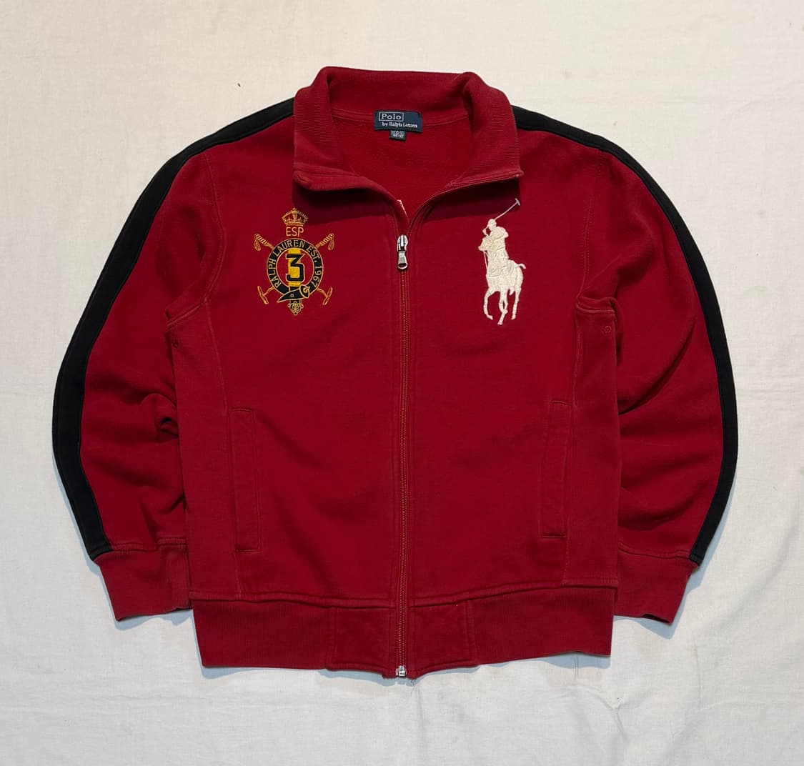 폴로 랄프로렌 빅포니 치프키프 스페인 져지 버건디 레드 상품이미지2