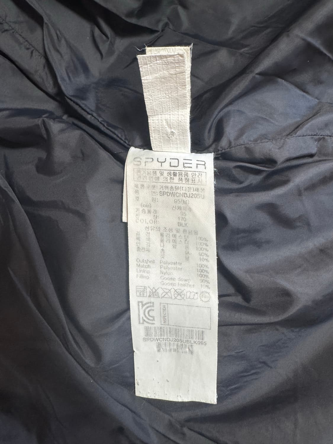 (95)Spyder 스파이더 롱패딩 블랙 US팀 에디션 상품이미지9