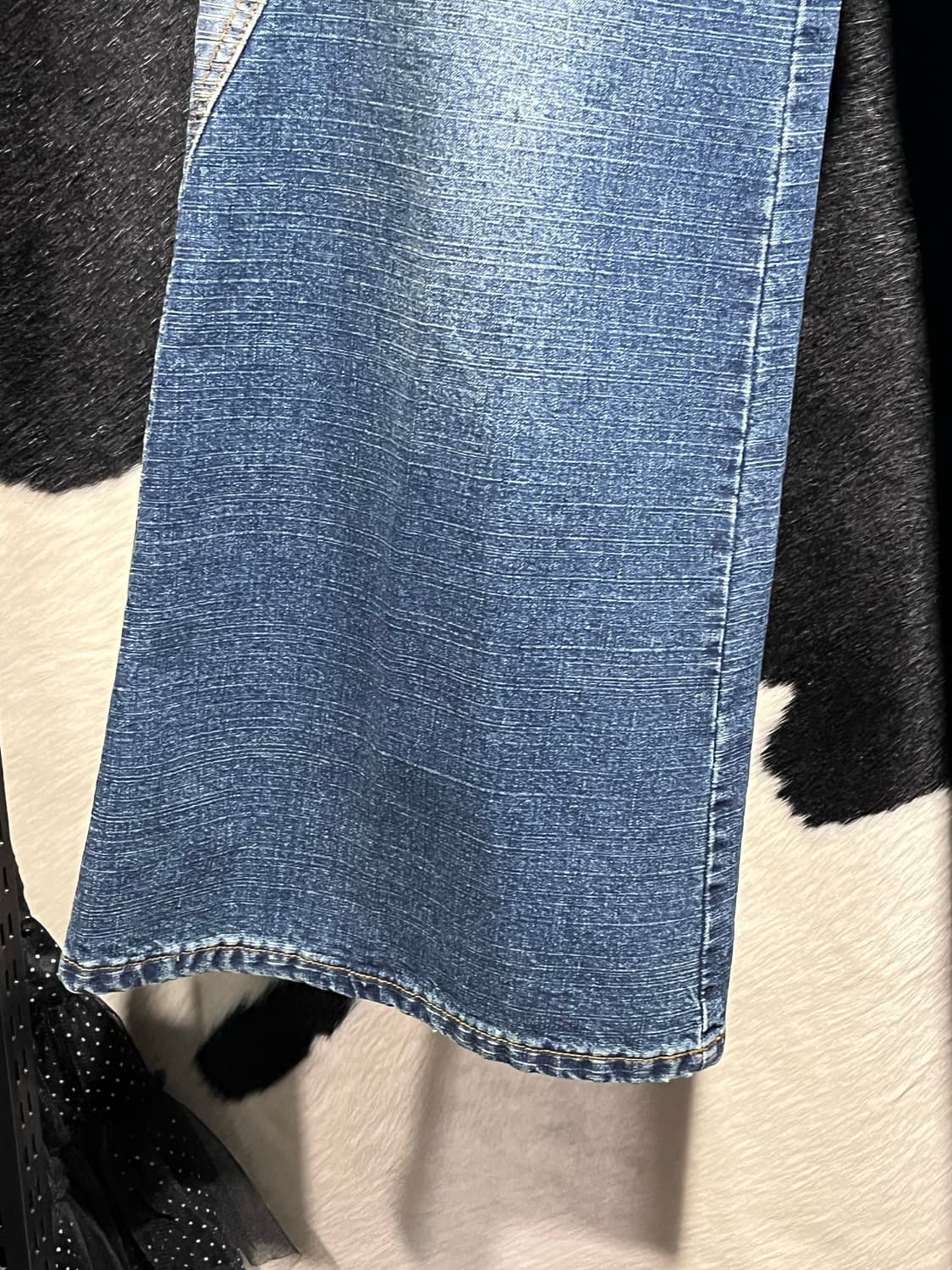 리우지준 ABC 자수 부츠컷 팬츠 상품이미지6