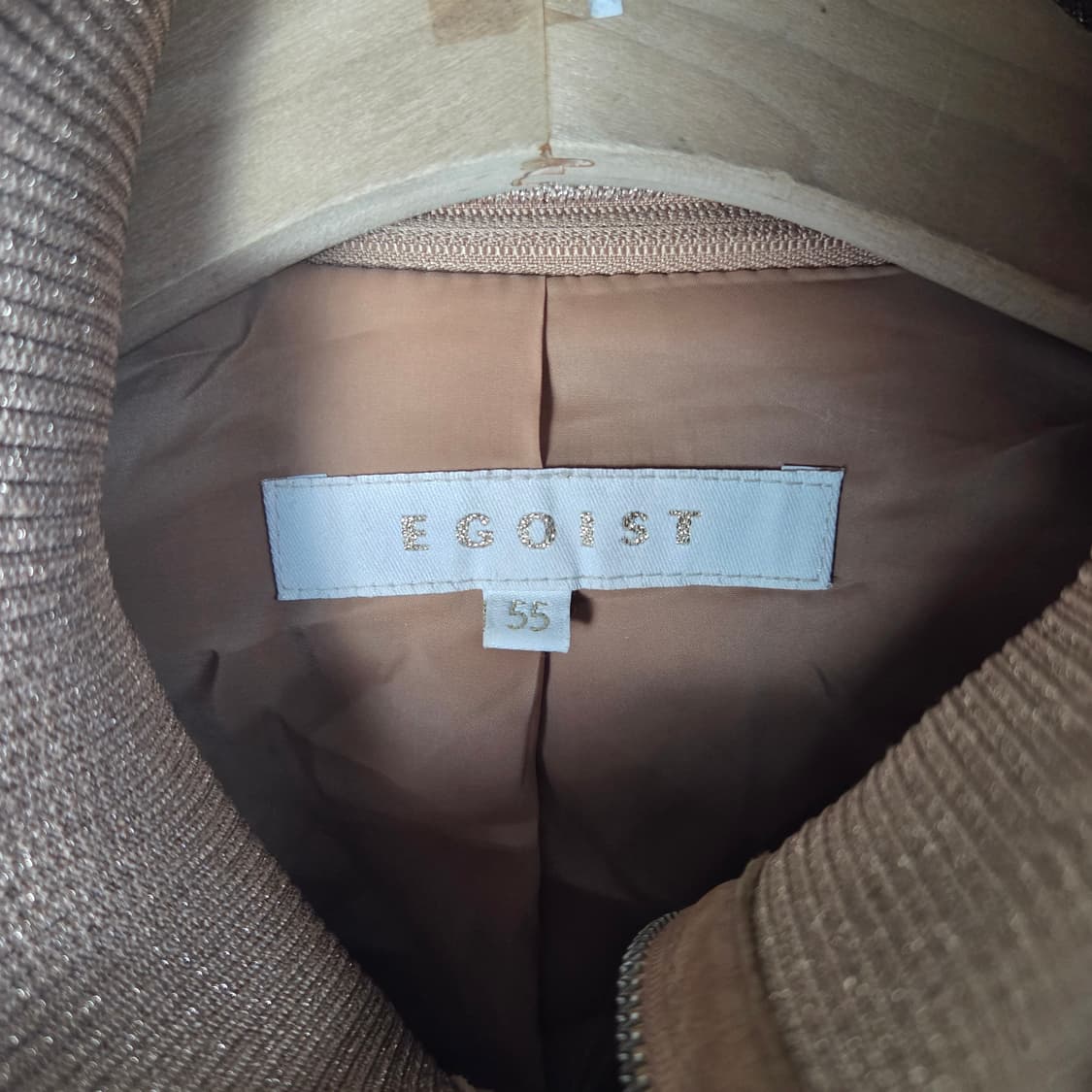 [EGOIST] 에고이스트 믹스패브릭 비대칭 가죽자켓 상품이미지5