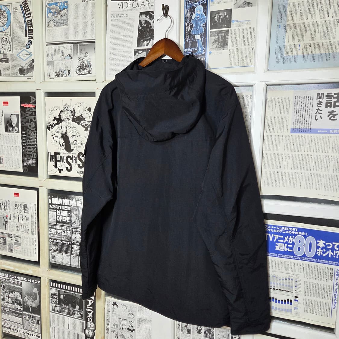 노스페이스 고프코어 블랙 바람막이 자켓 상품이미지6