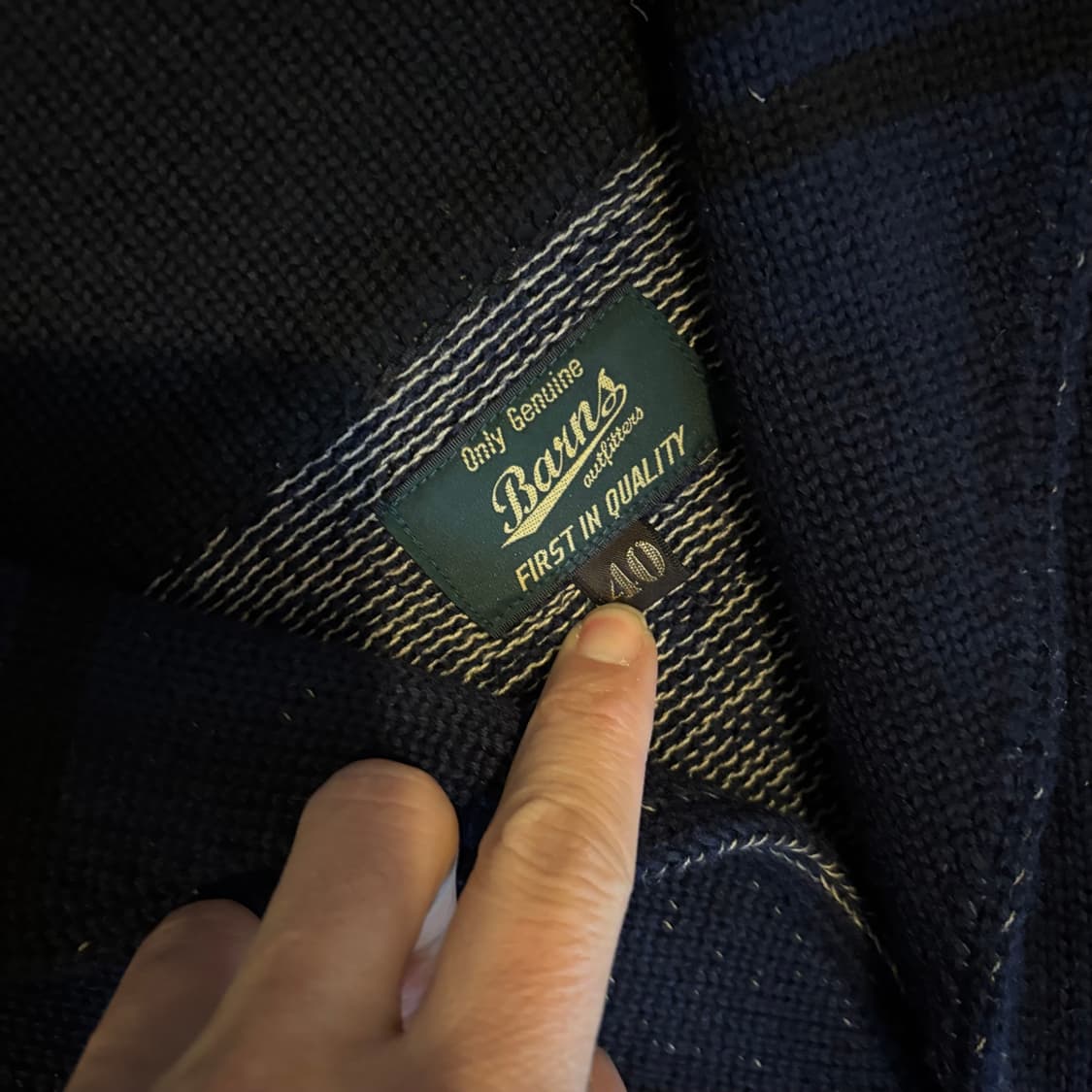 일본 바운즈 아웃피터스 숄카라 울 가디건 상품이미지3