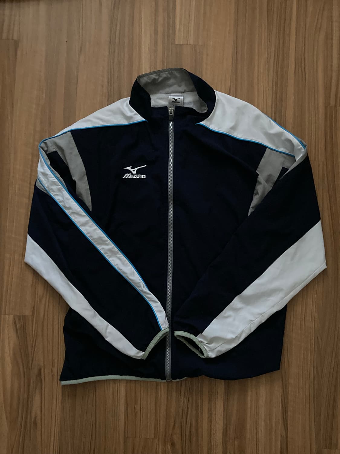 [Men L] 미즈노 바람막이 윈드 자켓 네이비 상품이미지1