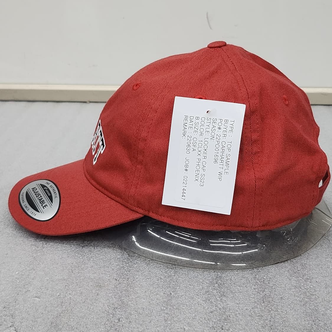 미착용 새제품 칼하트 WIP 락커 캡 SS23 상품이미지3