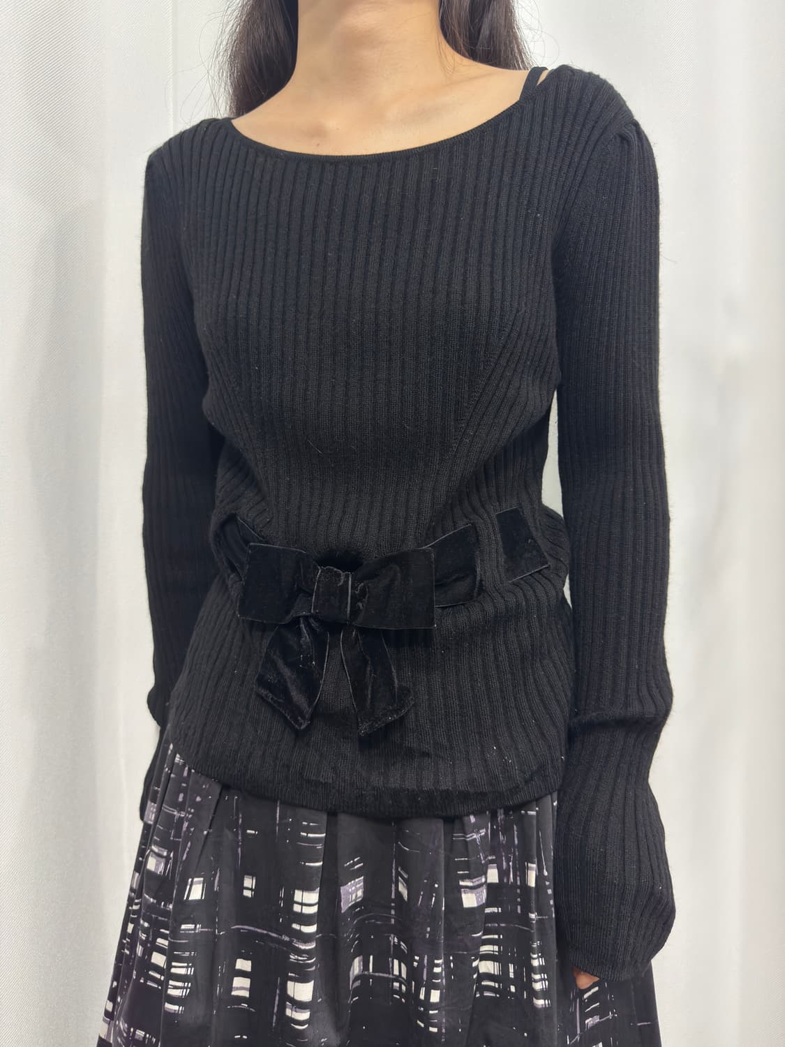 m’s gracy ribbon knit top 상품이미지2
