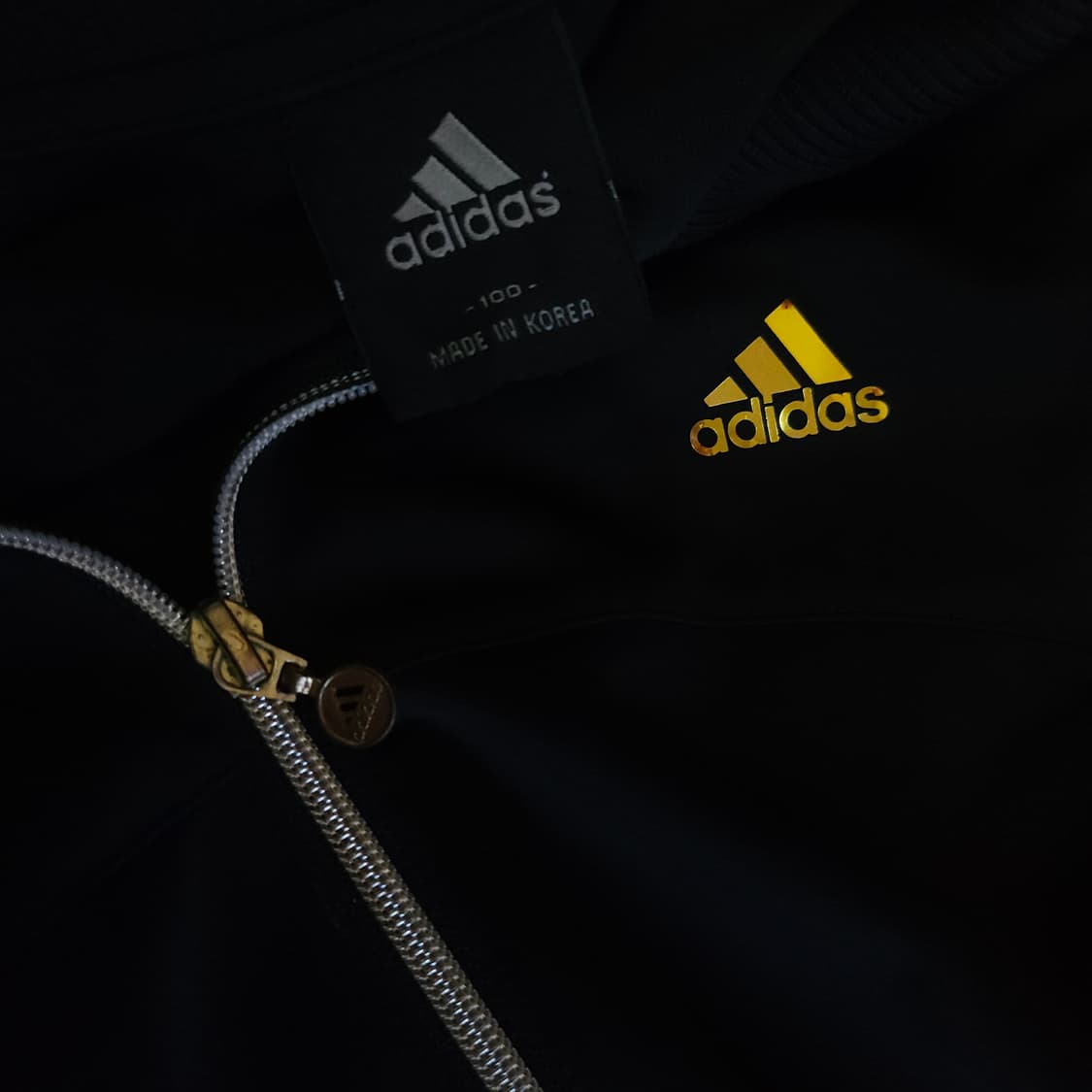 아디다스 금장 트랙탑져지블랙 여성 95M 저지 상품이미지6