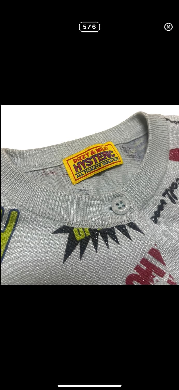 히스테릭 글래머 히스걸 가디건 상품이미지5