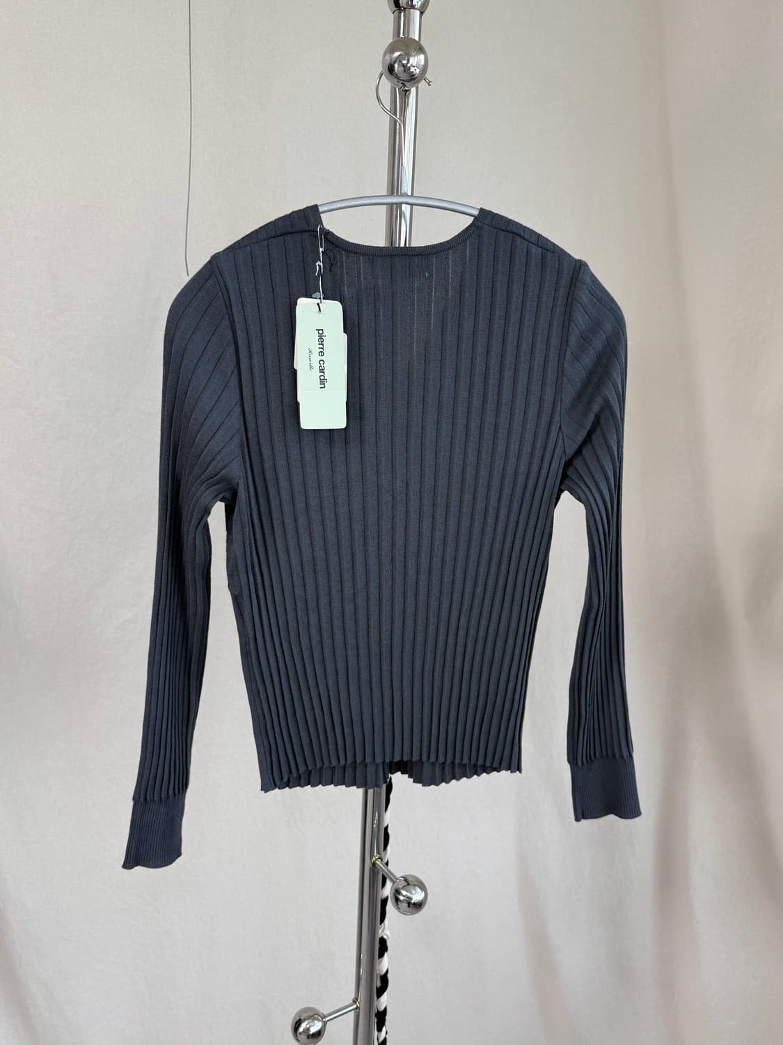 피에르 가르뎅 트위스트 플리츠 니트 탑 상품이미지6
