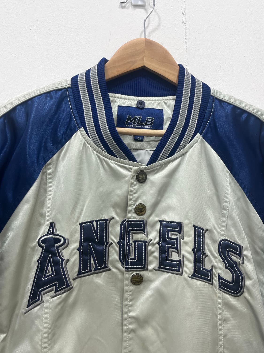 MLB LA 에인절스 블루종 바시티자켓 봄버 105 상품이미지3