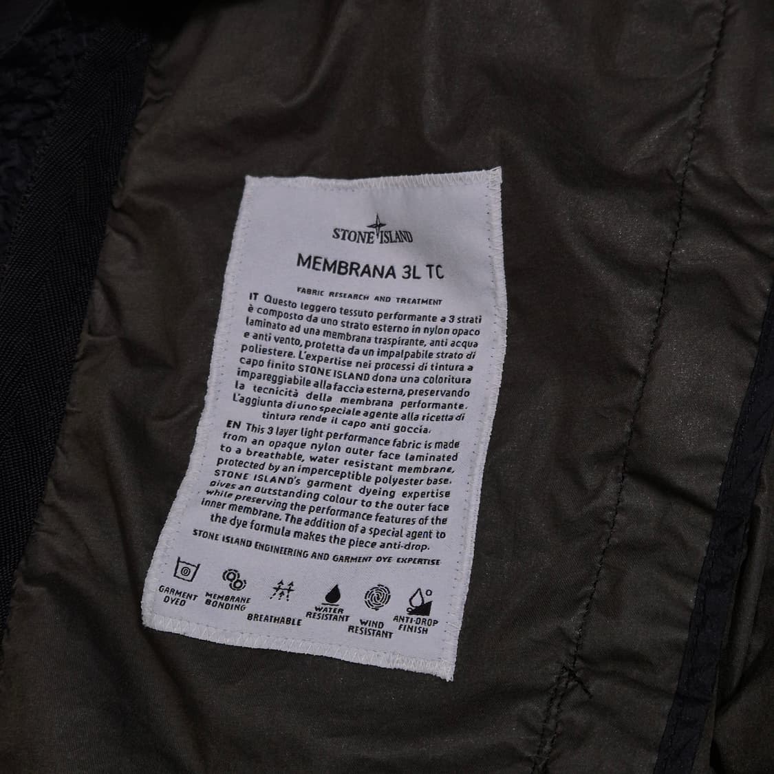 스톤아일랜드 멤브라나 3L TC M사이즈 자켓 상품이미지4