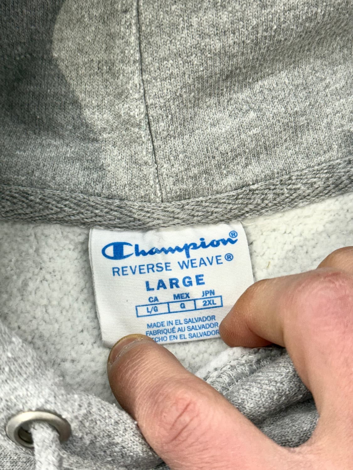 챔피온 리버스위브 모마 헤더 후디 스웨트 셔츠 상품이미지7