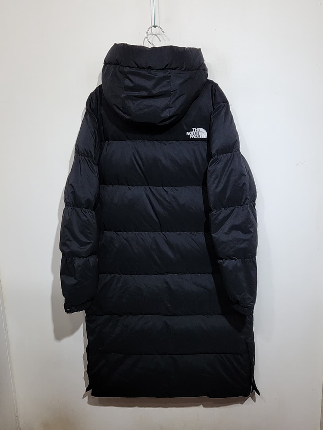 (XL) 노스페이스 거위털 롱패딩 점퍼 블랙 후드 구스다운코트  상품이미지7