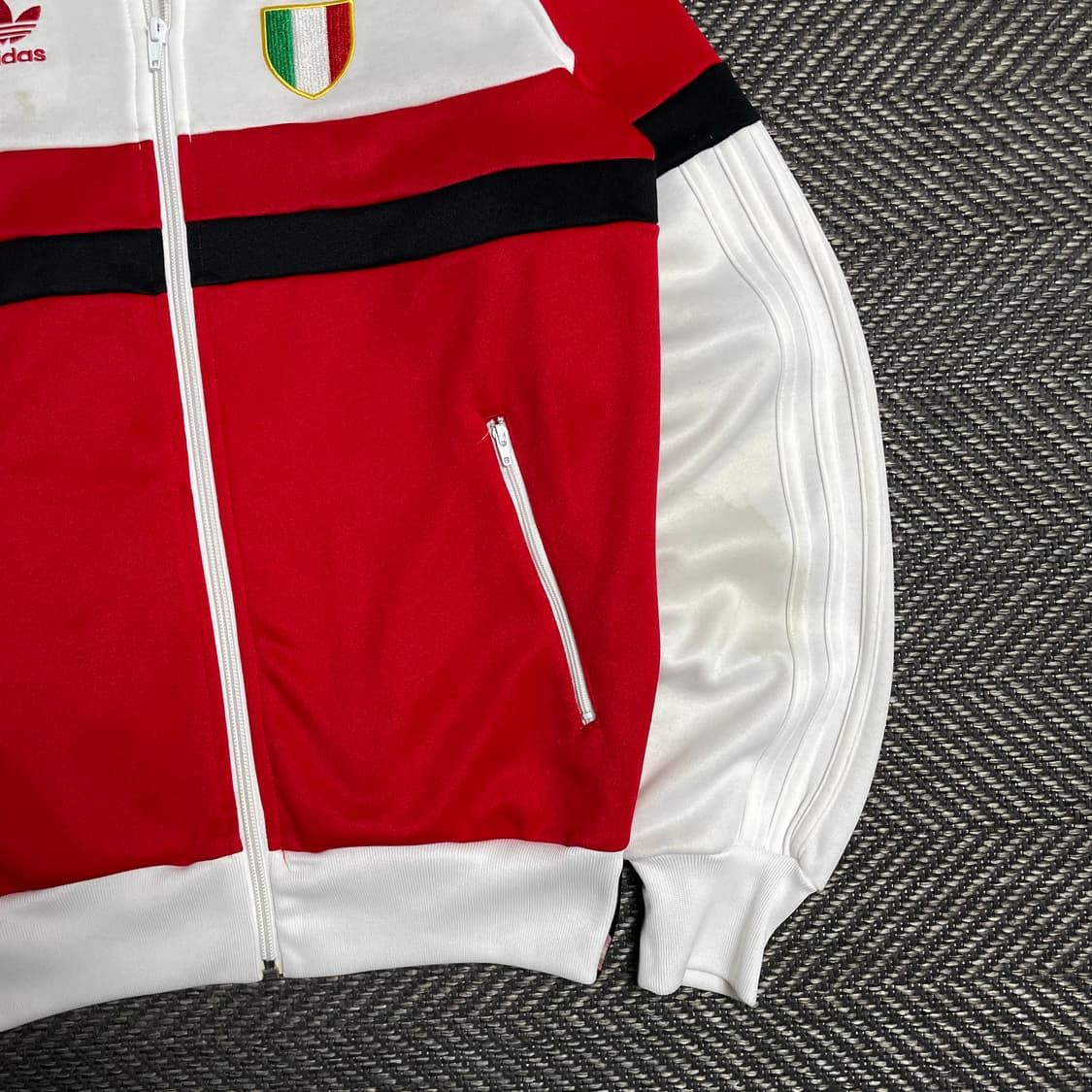 아디다스 09-10 AC밀란 배색 트랙탑 져지o 5167 상품이미지2
