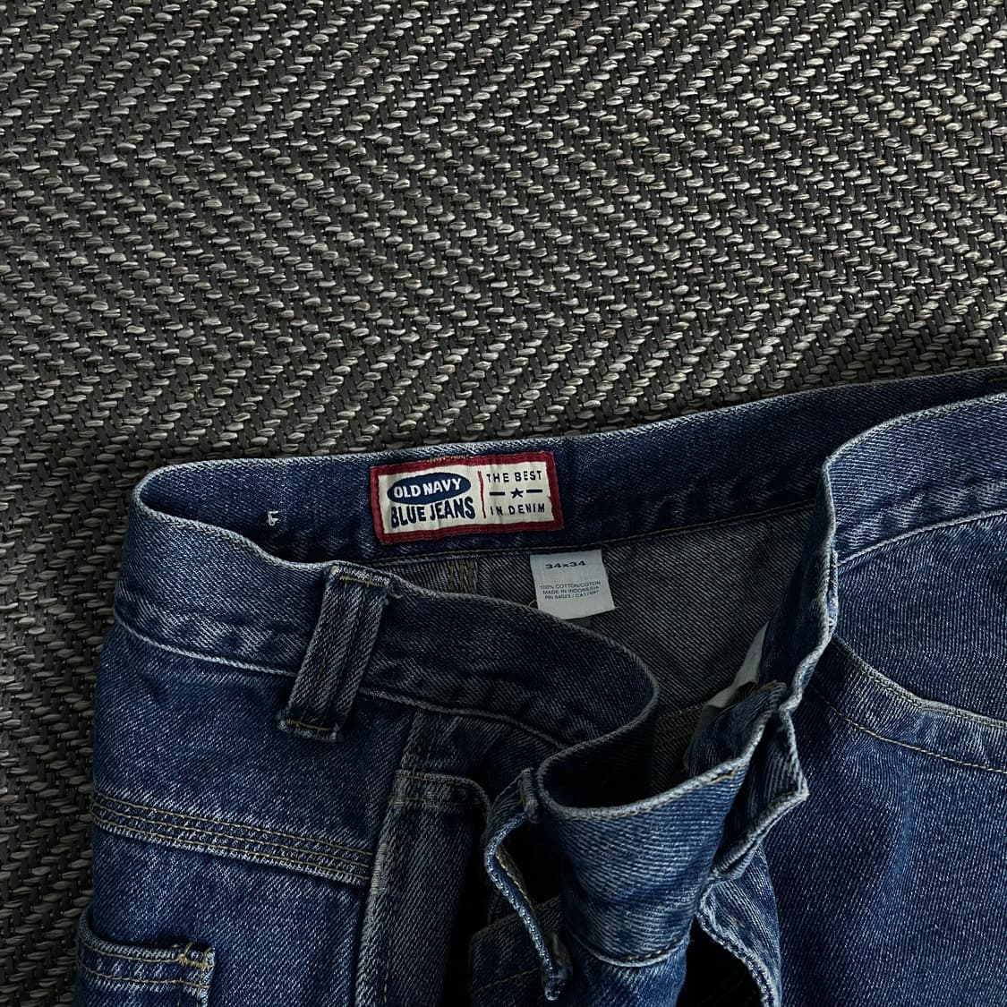 올드네이비 아메카지 와이드 데님 카펜터 워크 팬츠y 3132 상품이미지6