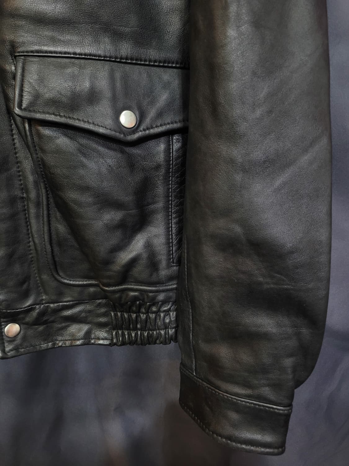 HARLEY DAVIDSON 할리데이비슨 빈티지 리얼 레더 라이더 자켓 상품이미지3