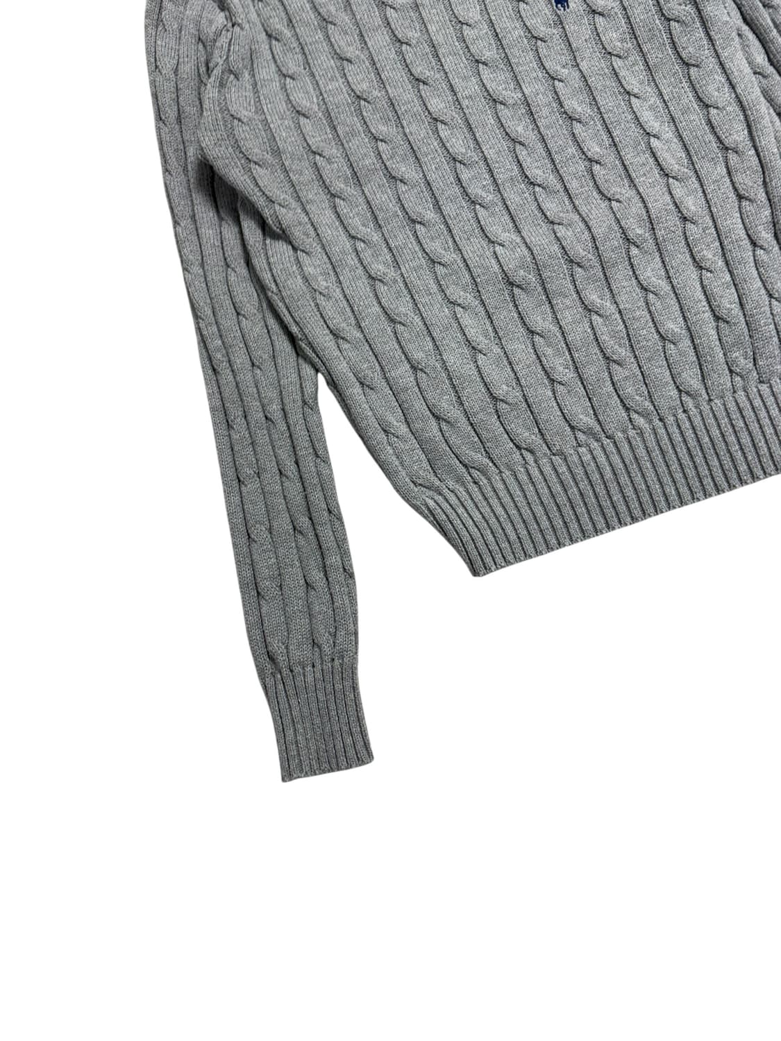 폴로 랄프로렌 포니 꽈배기 니트 그레이 상품이미지3