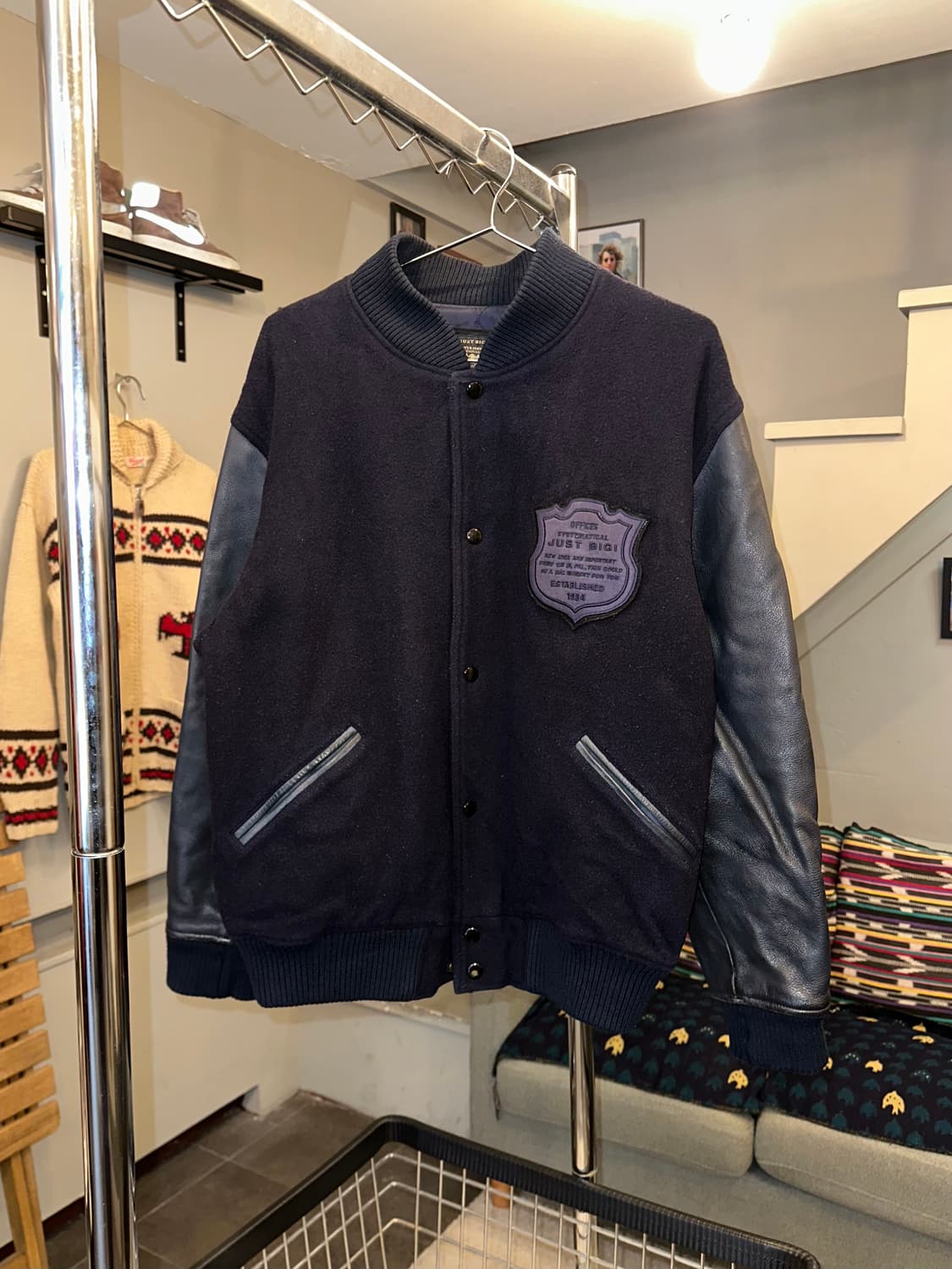 90‘s Just BIGI superior patch varsity JK 상품이미지4