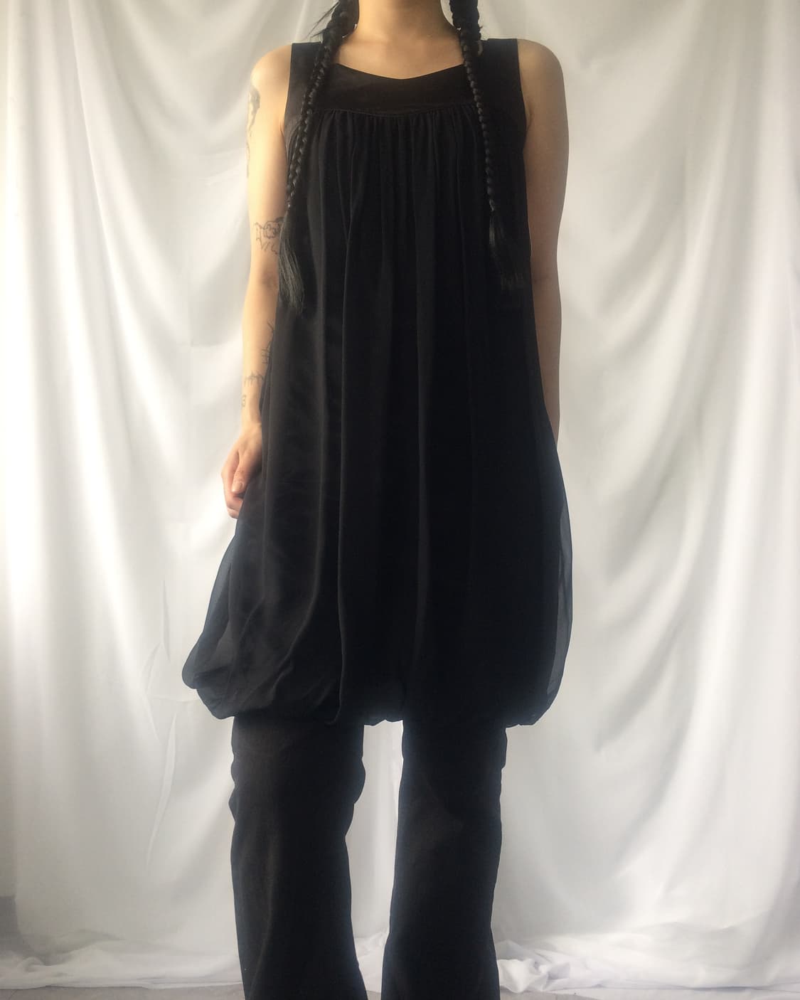 Balloon fit sleeveless one piece 상품이미지7