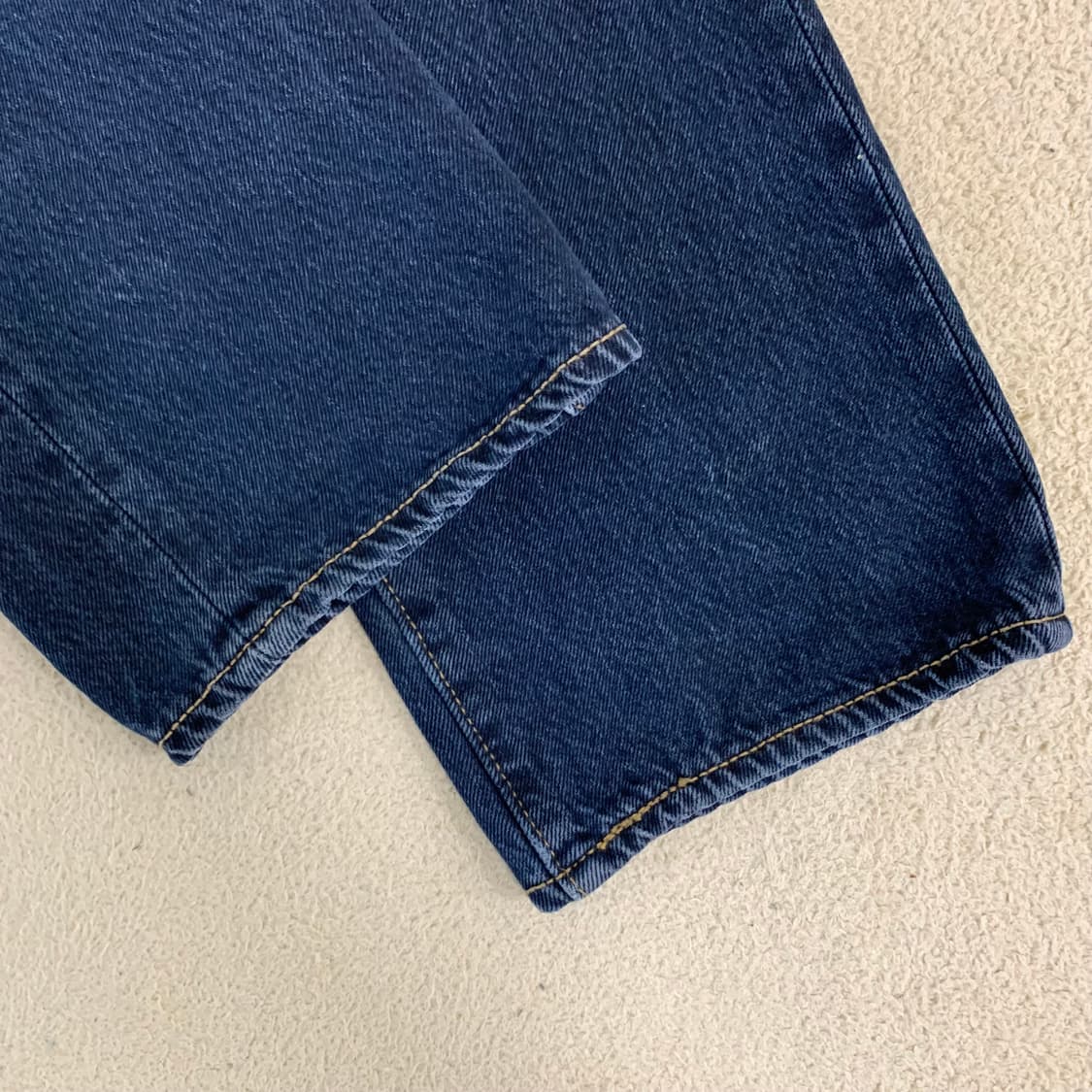 빈티지 리바이스501 워싱 데님팬츠(30사이즈) 남자청바지 진청 다크블루 상품이미지10