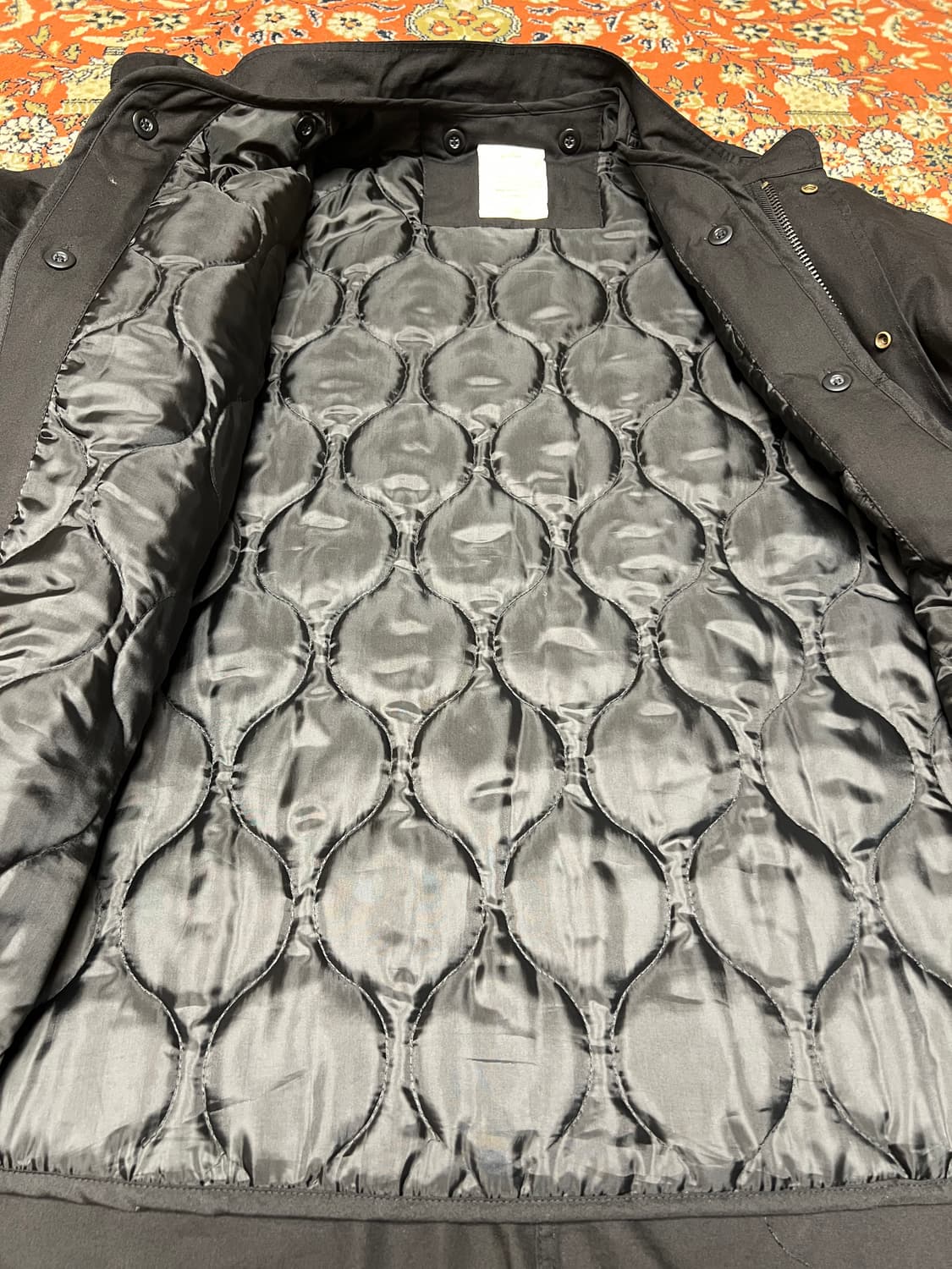 [XL] M65 피쉬테일 복각 개파카 블랙 상품이미지6