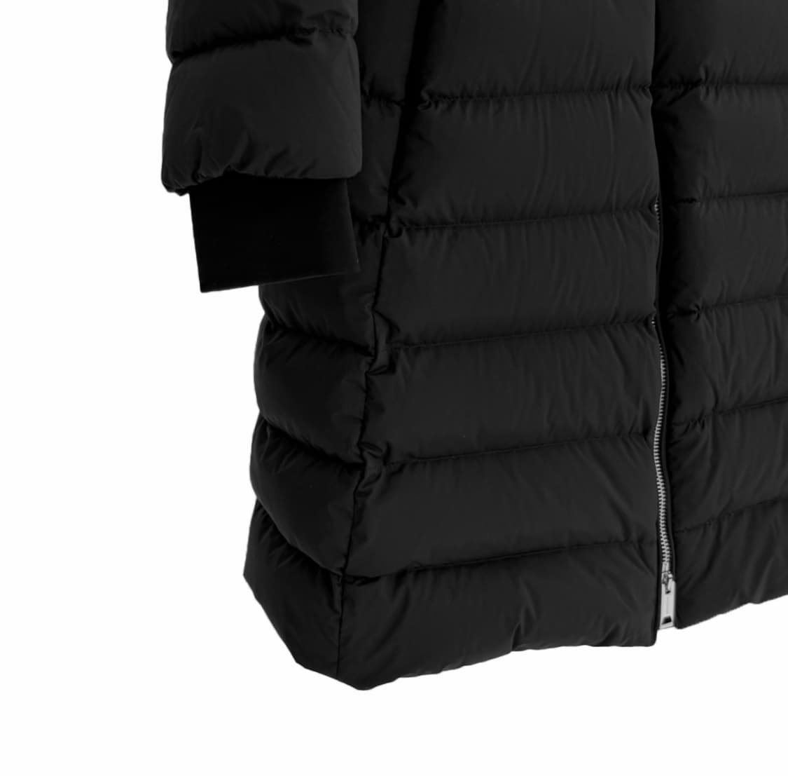 [S] 버버리 여성 12주년 뉴브릿지 후드 롱 다운 패딩 코트 블랙 상품이미지8