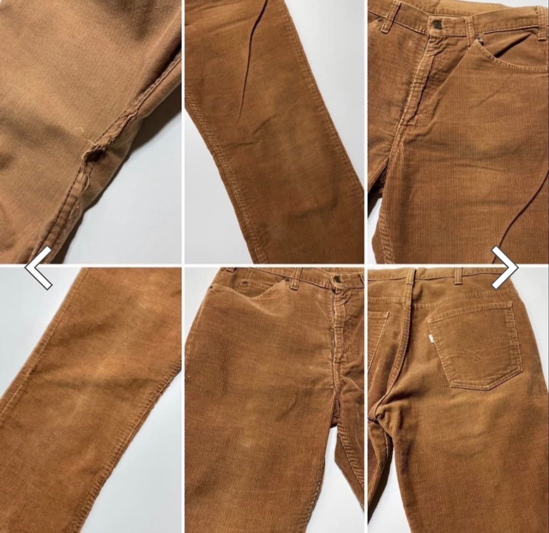 80s 빈티지 리바이스 517 코듀로이 팬츠 (34/34) 상품이미지7