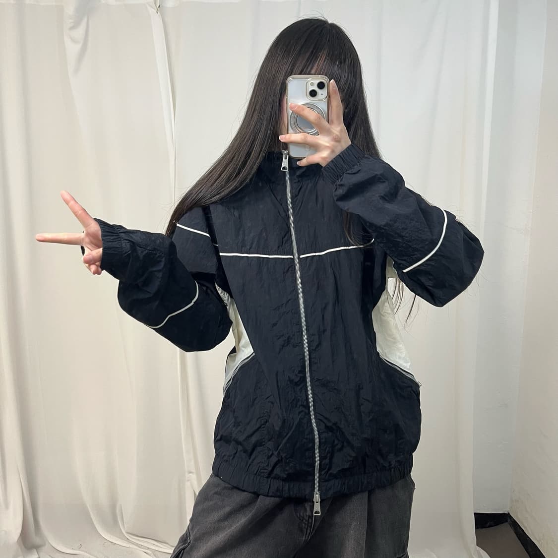 Jordan black windbreaker 상품이미지2