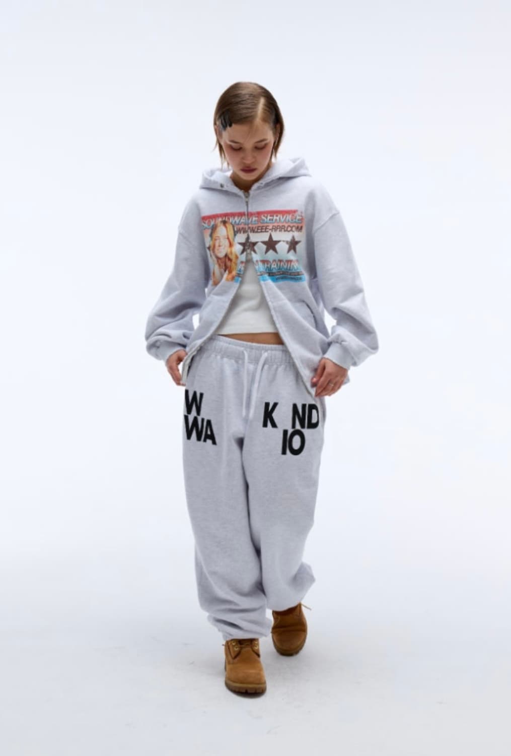 EEERRR damage washing hoodie zip-up 후드집업 상품이미지2