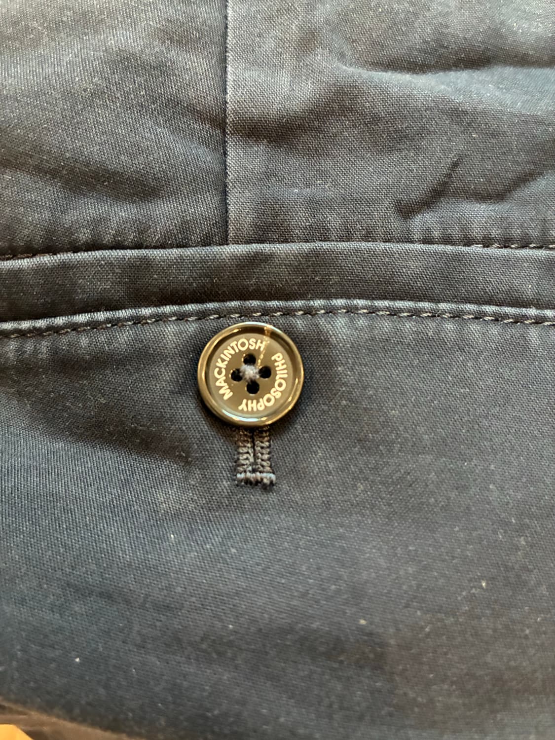 맥킨토시 필로소피 네이비 크롭 트라우저 사이즈36 상품이미지6