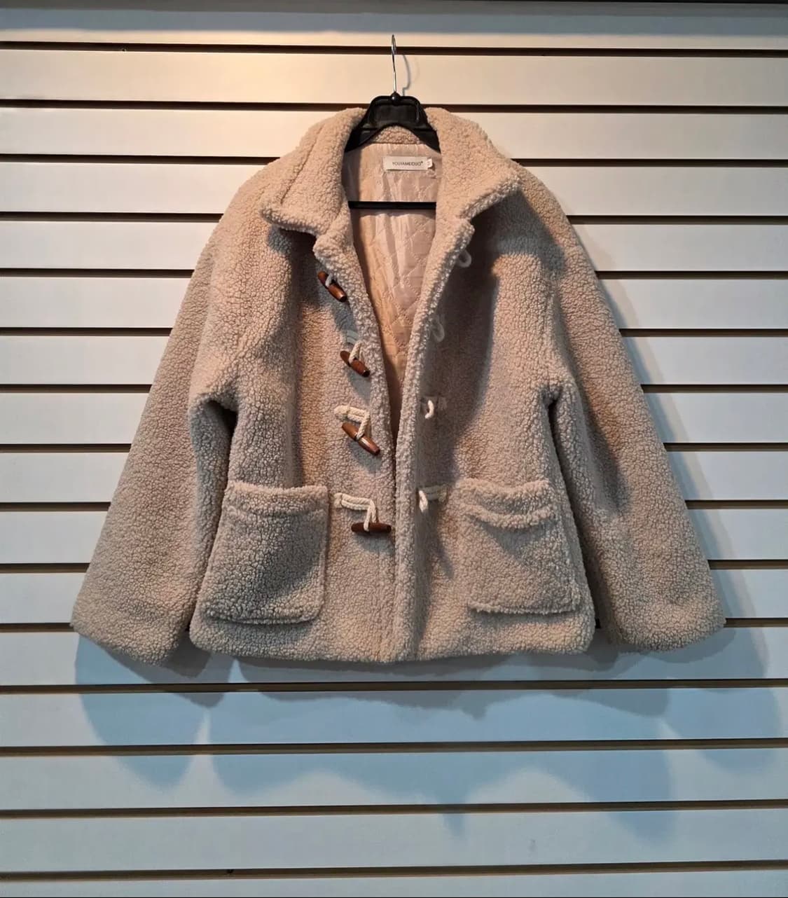 (여성) 뽀글이 떡볶이 코트 상품이미지1