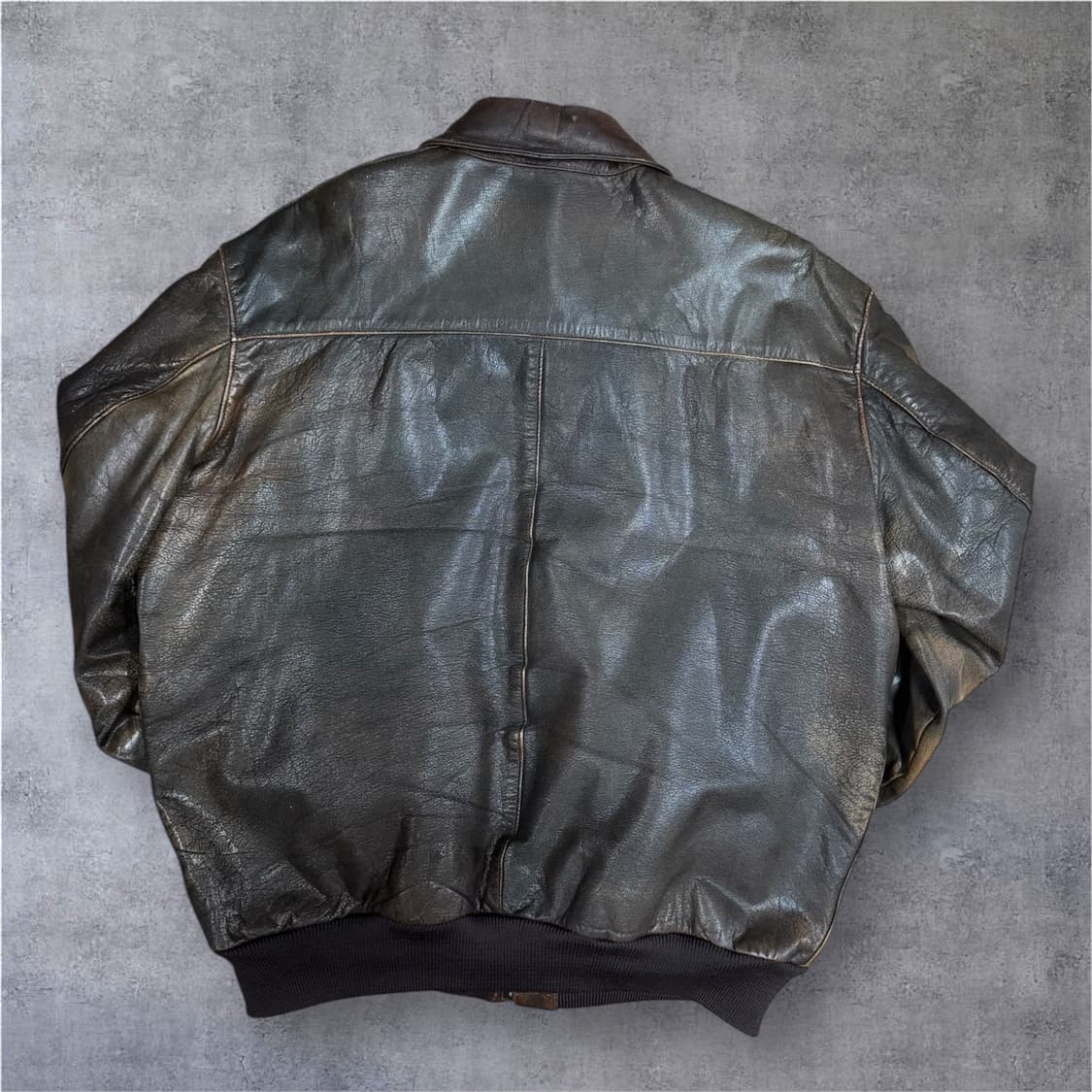 USA made)엘엘빈(llbean) A-2 레더자켓 44L 상품이미지10